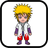 How to draw 4th hokage