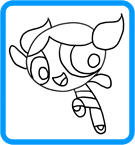 Bubbles coloring page