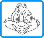 Dale coloring page