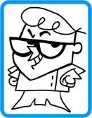Dexter coloring page