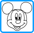 Mickey Mouse coloring page