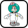 How to draw Sandy Cheeks