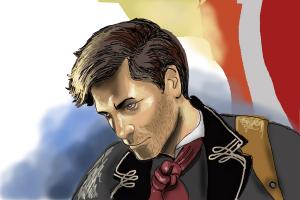 How to Draw Booker Dewitt from Bioshock