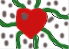 How to Draw a Heart With Vines