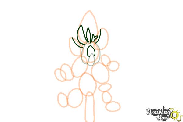 How to Draw a Bluebonnet - Step 7 How to Draw a Bluebonnet - Step 7