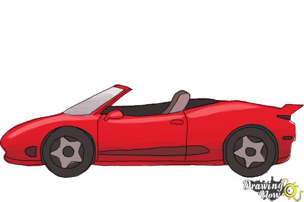 How to Draw a Car Easy - Step 9 How to Draw a Car Easy - Step 9