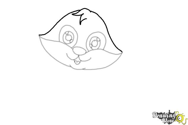 How to Draw a Cartoon Cat (Ver 2) - Step 5