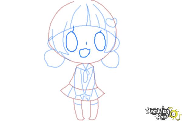 How to Draw a Chibi Girl - Step 10