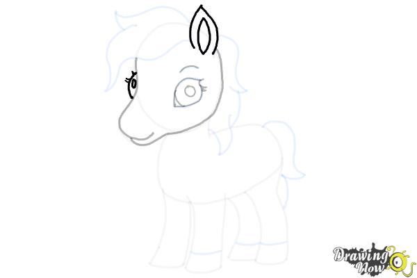 How to Draw a Cute Horse - Step 14 How to Draw a Cute Horse - Step 14