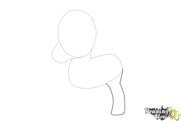 How to Draw a Cute Horse - Step 4 How to Draw a Cute Horse - Step 4