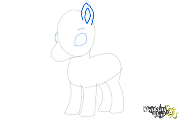 How to Draw a Cute Horse - Step 8 How to Draw a Cute Horse - Step 8