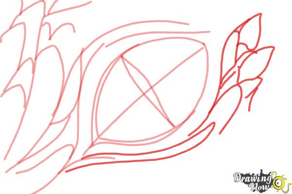 How to Draw a Dragon Eye - Step 6 How to Draw a Dragon Eye - Step 6