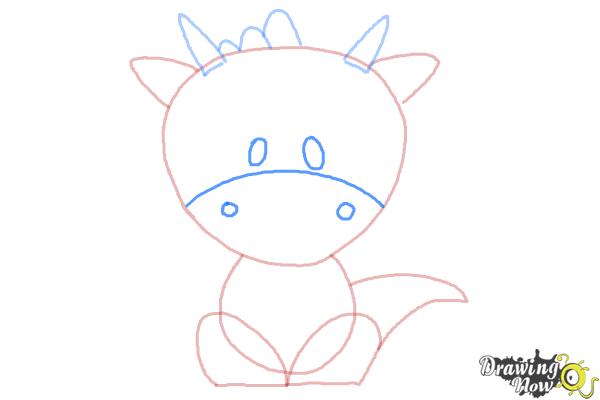 How to Draw a Dragon for Kids - Step 5 How to Draw a Dragon for Kids - Step 5