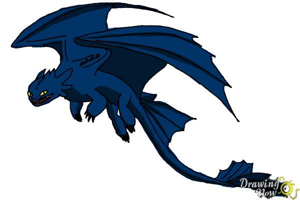 How to Draw a Dragon Step by Step - Step 10 How to Draw a Dragon Step by Step - Step 10