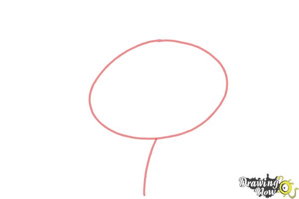 How to Draw a Flower Step by Step - Step 1 How to Draw a Flower Step by Step - Step 1