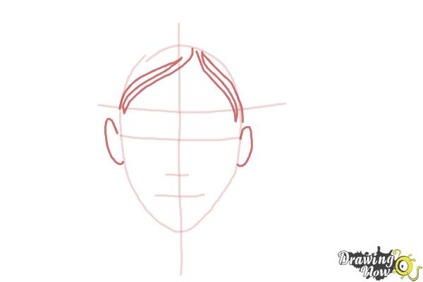 How to Draw a Girl Face - Step 3 How to Draw a Girl Face - Step 3