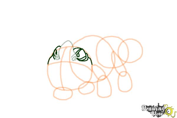 How to Draw a Gronckle Dragon from How to Train Your Dragon - Step 6 How to Draw a Gronckle Dragon from How to Train Your Dragon - Step 6