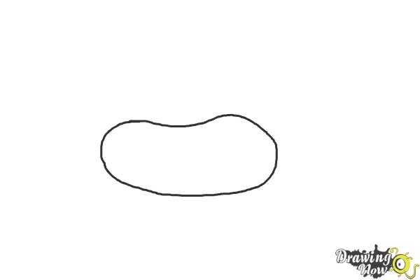 How to Draw a Horse Running - Step 1 How to Draw a Horse Running - Step 1