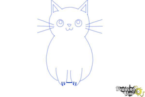 How to Draw a Kitten (Super Easy) - Step 7 How to Draw a Kitten (Super Easy) - Step 7