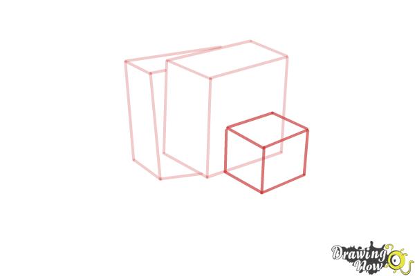 How to Draw a Minecraft Wolf - Step 5