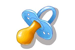 How to Draw a Pacifier