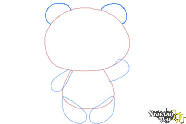 How to Draw a Panda Step by Step - Step 5 How to Draw a Panda Step by Step - Step 5