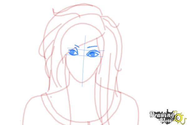 How to Draw a Scene Girl - Step 7 How to Draw a Scene Girl - Step 7