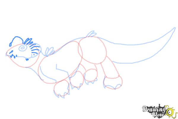 How to Draw a Sea Monster - Step 8 How to Draw a Sea Monster - Step 8