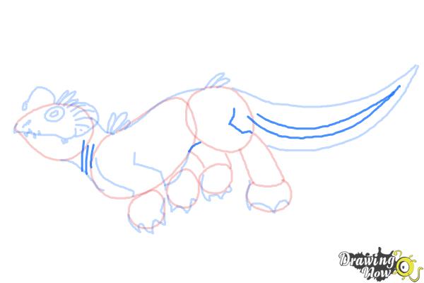How to Draw a Sea Monster - Step 9 How to Draw a Sea Monster - Step 9