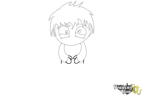 How to Draw Anime Chibi Boy - Step 9 How to Draw Anime Chibi Boy - Step 9