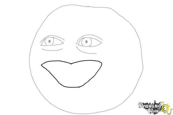 How to Draw Annoying Orange (Super Easy) - Step 5 How to Draw Annoying Orange (Super Easy) - Step 5