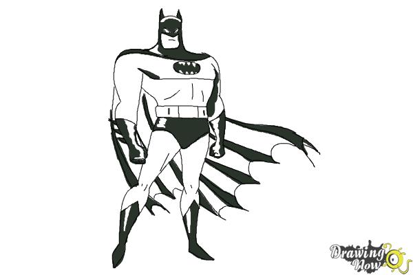 How to Draw Batman Easy - Step 10 How to Draw Batman Easy - Step 10