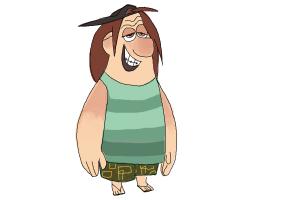 How to Draw Boone from Penn Zero: Part-Time Hero