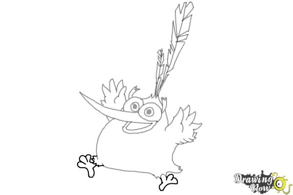 How to Draw Bubbles from The Angry Birds Movie - Step 7 How to Draw Bubbles from The Angry Birds Movie - Step 7