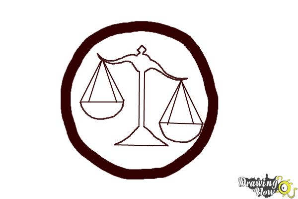 How to Draw Candor, The Honest Logo from Divergent - Step 6 How to Draw Candor, The Honest Logo from Divergent - Step 6