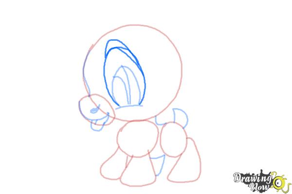 How to Draw Chibi Sven from Frozen - Step 6