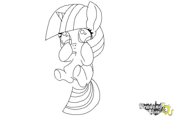 How to Draw Chibi Twilight Sparkle from My Little Pony Friendship Is Magic - Step 9 How to Draw Chibi Twilight Sparkle from My Little Pony Friendship Is Magic - Step 9