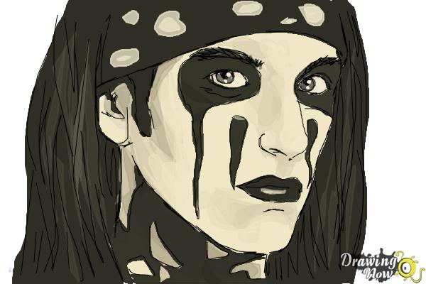How to Draw Christian Coma - Step 10