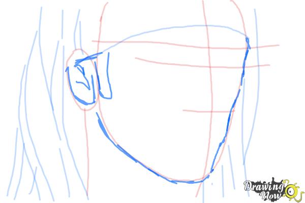 How to Draw Christian Coma - Step 5