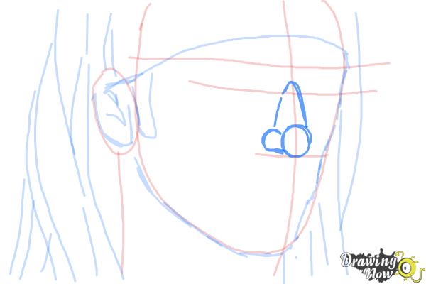 How to Draw Christian Coma - Step 6
