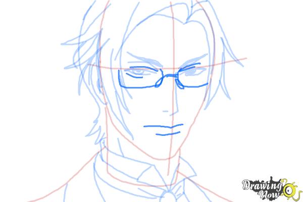 How to Draw Claude Faustus from Black Butler - Step 9 How to Draw Claude Faustus from Black Butler - Step 9