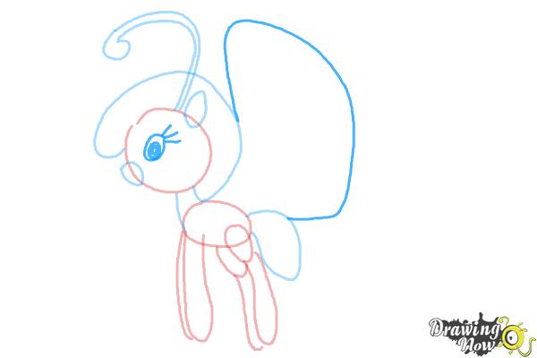 How to Draw Cloudia Breezie from My Little Pony Friendship is Magic - Step 6