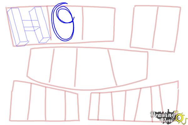 How to Draw Cool Letters - Step 6