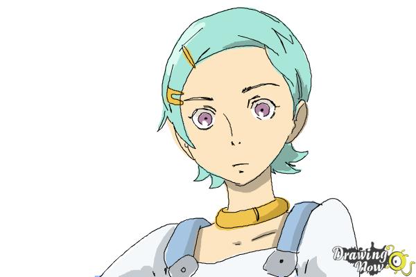 How to Draw Eureka from Eureka Seven - Step 10 How to Draw Eureka from Eureka Seven - Step 10