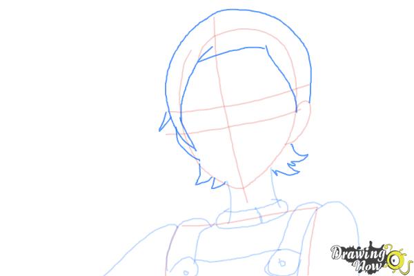 How to Draw Eureka from Eureka Seven - Step 6 How to Draw Eureka from Eureka Seven - Step 6