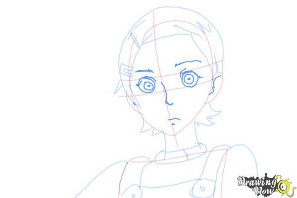 How to Draw Eureka from Eureka Seven - Step 8 How to Draw Eureka from Eureka Seven - Step 8