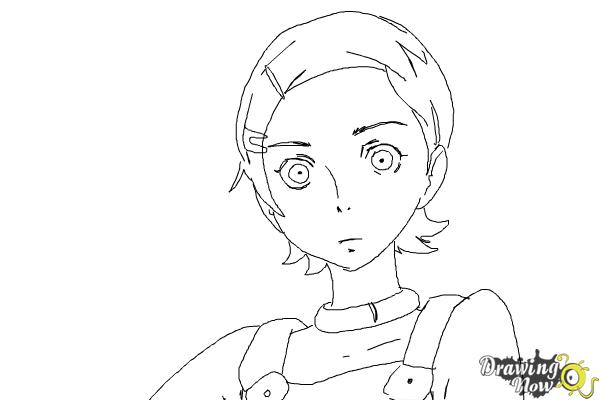 How to Draw Eureka from Eureka Seven - Step 9 How to Draw Eureka from Eureka Seven - Step 9
