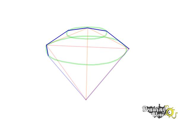 How to Draw Gems - Step 5