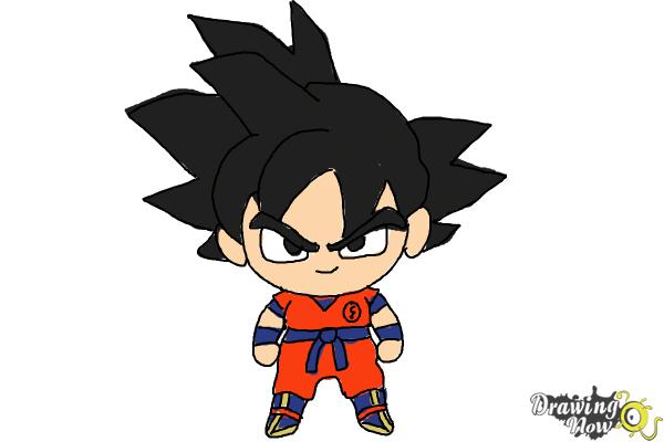 How to Draw Goku | Dragon Ball Z - Step 16 How to Draw Goku | Dragon Ball Z - Step 16