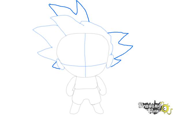 How to Draw Goku | Dragon Ball Z - Step 6 How to Draw Goku | Dragon Ball Z - Step 6